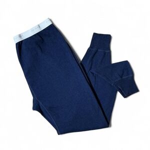 Duofold Men's Navy Blue Thermal Long Johns Bottoms Base Layer XL Polyester Wool